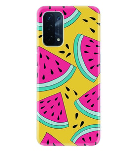 Kılıfland Oppo A74 Kılıf Silikon Resimli Kapak Melons Stok 1