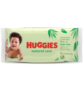 Huggies Yenidoğan Natural Care Islak Bebek Havlusu 56 Yaprak (Renksiz)