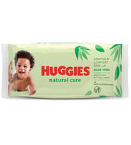 Huggies Yenidoğan Natural Care Islak Bebek Havlusu 56 Yaprak (Renksiz)