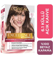 Loreal Excellence Creme Saç Boyası 6.1 Küllü Açık Kahve