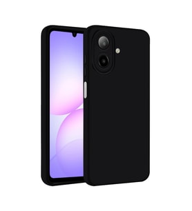 Samsung Galaxy A07 4g Nano İçi Kadife Silikon - Siyah