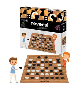 REVERSİ Ahşap Zeka ve Akıl Oyunu 5+ Yaş 2 Oyuncu (Karışık)