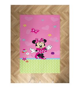 MEKTA HOME BEBEK VE ÇOCUK ODASI Minnie Maus Desenli Halı