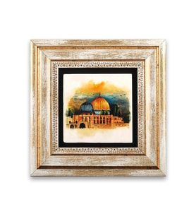Taş Duvar Tablo 20*20 cm Kudüs