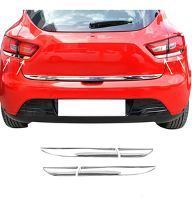 Renault Clio 4 HB Krom Stop Alt Çıta 4Prç Paslanmaz Çelik