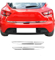 Renault Clio 4 HB Krom Stop Alt Çıta 4Prç Paslanmaz Çelik