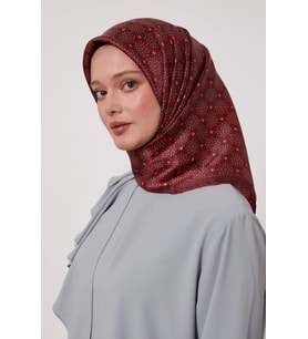 Levidor Kristal Eşarp D2 Bordo