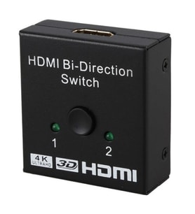 POWERMASTER PM-19903 4K2K 2 PORT ÇİFT YÖNLÜ HDMI SPLITTER BİRLEŞTİRİCİ VE DAĞITICI