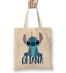 Lilo And Stitch Stitch Ohana Bez Çanta Uzun Saplı