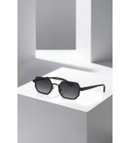 Polo Air Uv400 Korumalı Metal Çerçeve Plastik Sap Unisex Güneş Gözlük Siyah Renk PLG-2102C1 (Siyah)