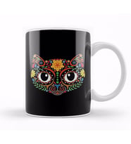 Cute Ginger Cat Day Of The Dead Cat Kedi Kupa Bardak Porselen