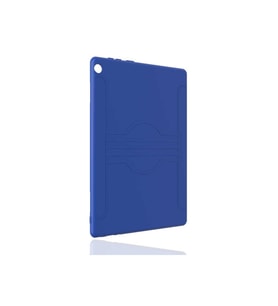 Lenovo M10 TB-X505F Uyumlu Kılıf Zore Beg Tablet Silikon (Mavi)