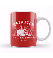 Baywatch Saving Lives Since 1989 Kupa Bardak Porselen