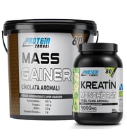 Mass Gainer 6000 gr + Kreatin Monohidrat 480 gr Paketi
