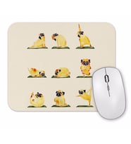 Pug Yoga  Köpek Mouse Pad