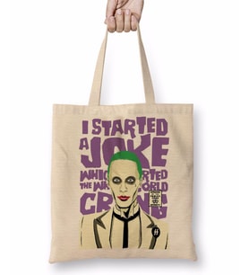 I Started A Joke joker Bez Çanta Uzun Saplı