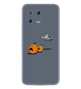 Xiaomi 13 Lite Kılıf Resimli Desenli Baskılı Silikon Orange Escape 1374