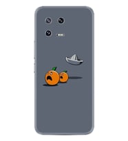 Xiaomi 13 Lite Kılıf Resimli Desenli Baskılı Silikon Orange Escape 1374