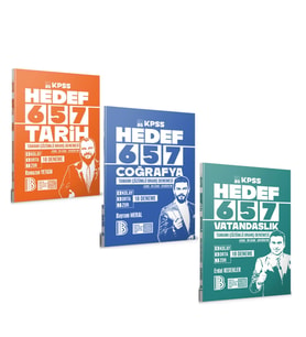 Benim Hocam 2026 KPSS Tarih Coğrafya ve Vatandaşlık Deneme Seti 3 Kitap