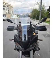 MOTOCAM Moto Guzzi Stelvio Ön Cam 2024-2026 Model 57cm Şeffaf Renkli 4mm