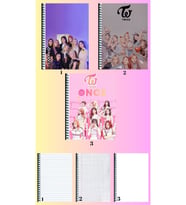 TwiceA4 defter 3 adet çizgili + kareli + çizgisiz büyük boy 21*29 cm süper set