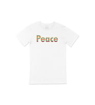 Peace Barış Beyaz Tişört