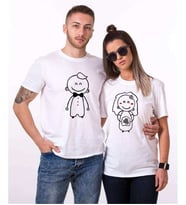 Tshirthane Gelin Damat Sevgili Kombinleri Tshirt Kombini (Tek Ürün Fiyatıdır.)