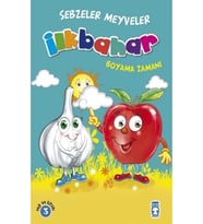 Sebzeler Meyveler İlkbahar Boyama Zamanı Timaşçocuk