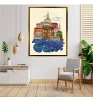 Altın  Çerçeveli tablo n218