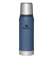 Stanley Klasik Vakumlu Paslanmaz Çelik Termos 0.75 LT - Hammertone Lake (Mavi)