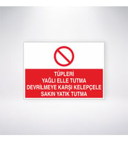 Tüpleri Yağlı Elle Tutma Devrilmeye Karşı Kelepçele Sakın Yatık Tutma