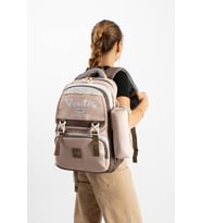 Ventis Unisex 2'li Set Okul Çantası Lise Ortaokul Kalemlikli Sırt Çantası 43*30 Cm Çok Cepli Vnt1-E