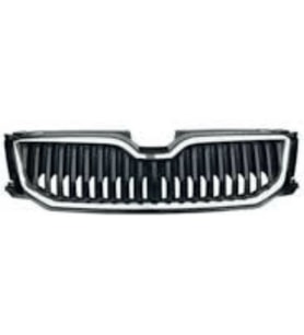 Skoda Octavia 2 2004-2008 Panjur Siyah Petek Krom Cerceve 1Z0853661739 Wisco