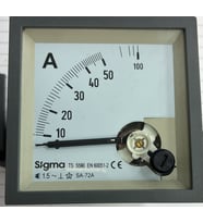 Sigma SA72A-D030 72x72 Analog Ampermetre