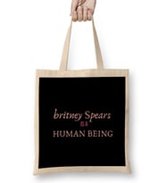 Britney Spears İs A Human Being Bez Çanta Uzun Saplı