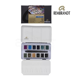 Rembrandt Sulu Boya Seti 12 Renk + Fırça Granulating