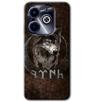 İnfinix Hot 40i Kılıf HD Desen Baskılı Kılıf - Bozkurt Göktürk