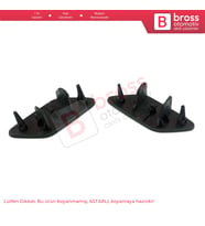 BSP1018 VW Scirocco 2008-2014 için Far Yıkama Kapak Seti 1K8955109 110