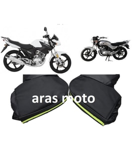 Yamaha Ybr 125-Ybr 125 Esd Rüzgarlık Elcik Koruma Telefon Tutuculu _Supermoto (Renksiz)