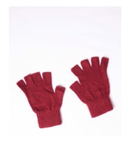 Antrasit Unisex Triko Kesik Eldiven Bordo-Tek Ebat