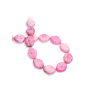 Mercan Doğal Taş Parlak Pembe Oval 10x20x25mm Dizi