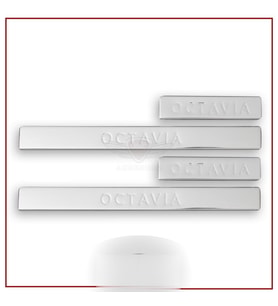 Skoda Octavia Uyumlu 1 Kapı Eşiği 2000-2004 Paslanmaz Çelik Parça