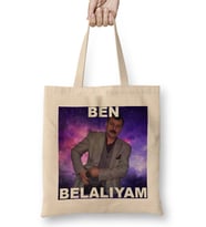 Ben Belayım Azer Bülbül Bez Çanta Uzun Saplı