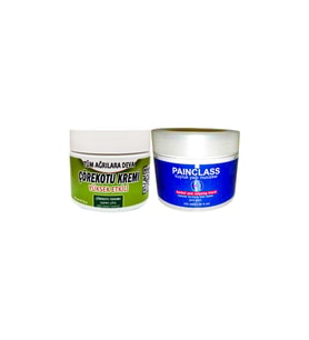Çörek Otu Ağrı Kremi 100 ml + Painclass Kuıyruk Yağı Kremi 100 ml Sırt Boyun Bel Fıtık Eklem Ağrılarına Masaj Seti