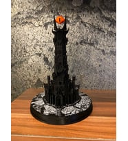 Yüzüklerin Efendisi Sauron Kulesi Maketi - 20 cm Barad-dûr Detaylı 3D Koleksiyon Figürü