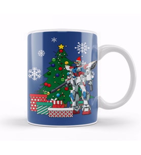 Gundam Around The Christmas Tree Kupa Bardak Porselen