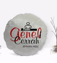 BK Gift Kişiye Özel İsimli Genel Cerrah Tasarımlı Dekoratif Kırlent Yastık-1