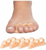Bunionettes Ayak Çekiç Parmak 3 Parmağa Geçen Çekiç Koruyucu Makaralı 1 Çift 