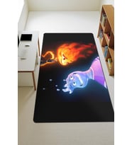 Modern Dijital Baskı Kaymaz Taban Çocuk ve Genç Odası Halısı H0588