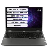 Lenovo Loq 15IAX9 83GS007WTR Intel Core I5 12450HX 8gb 512GB SSD Rtx 4050 Freedos 15.6" Fhd Taşınabilir Bilgisayar